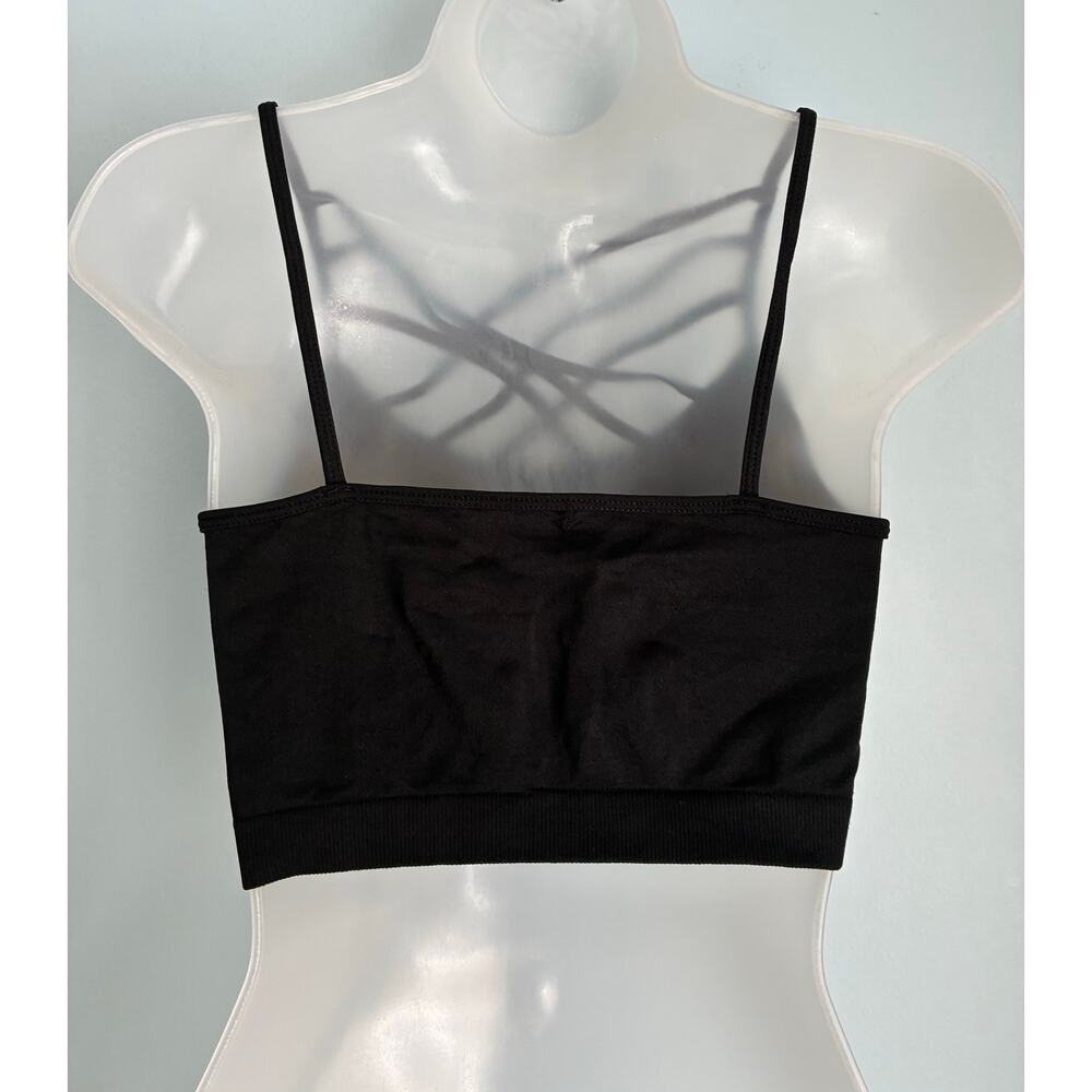 Zenana Outfitters Bralette Strappy Black - Picture 2 of 5